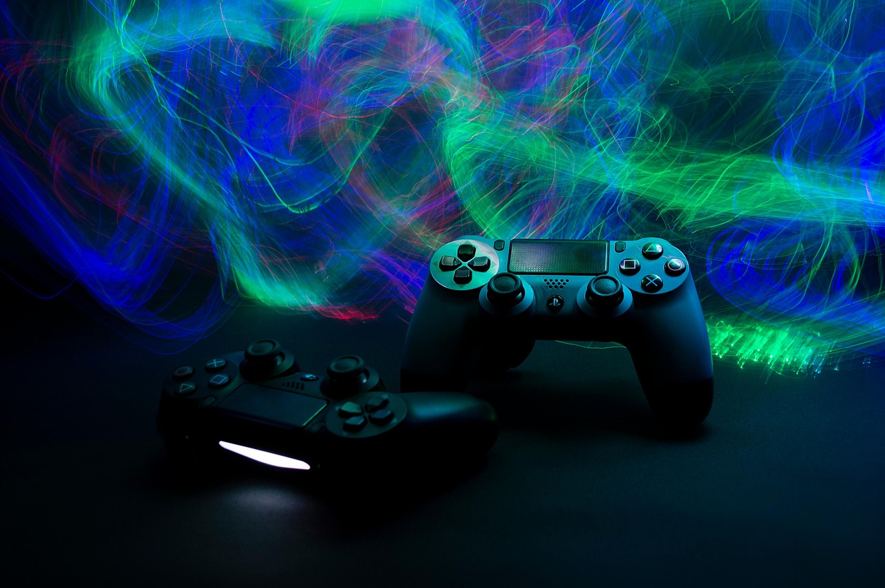 Sci-fi battlefield with dramatic lighting